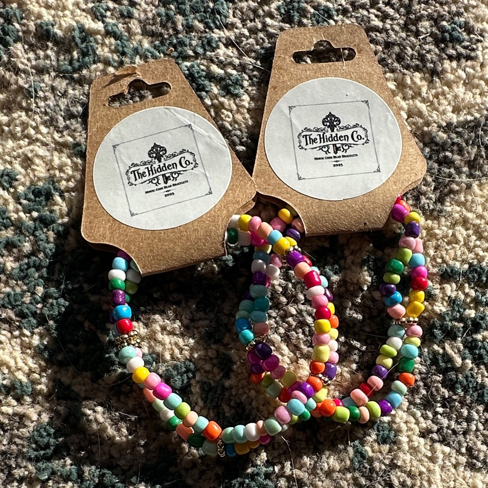 Multicolor Beaded Kids Hair Accessories